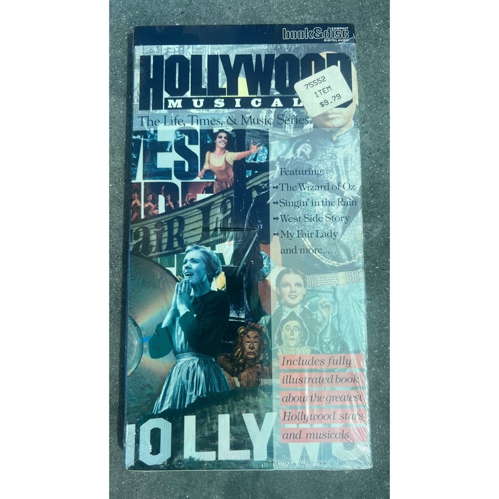 Hollywood Musicals The Life Times & Music Series Illustrated Book and CD Set New